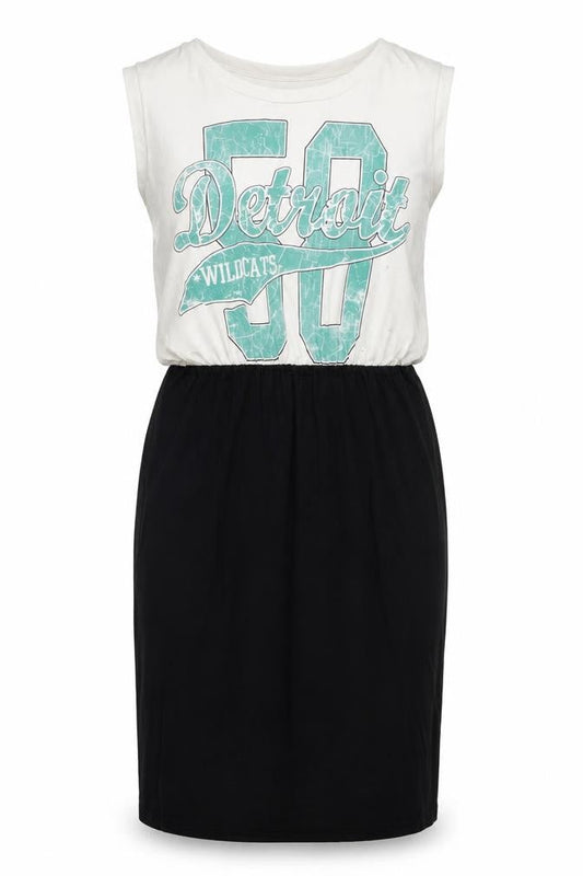 River Island Women’s Black Graphic T-Shirt Dress 10
