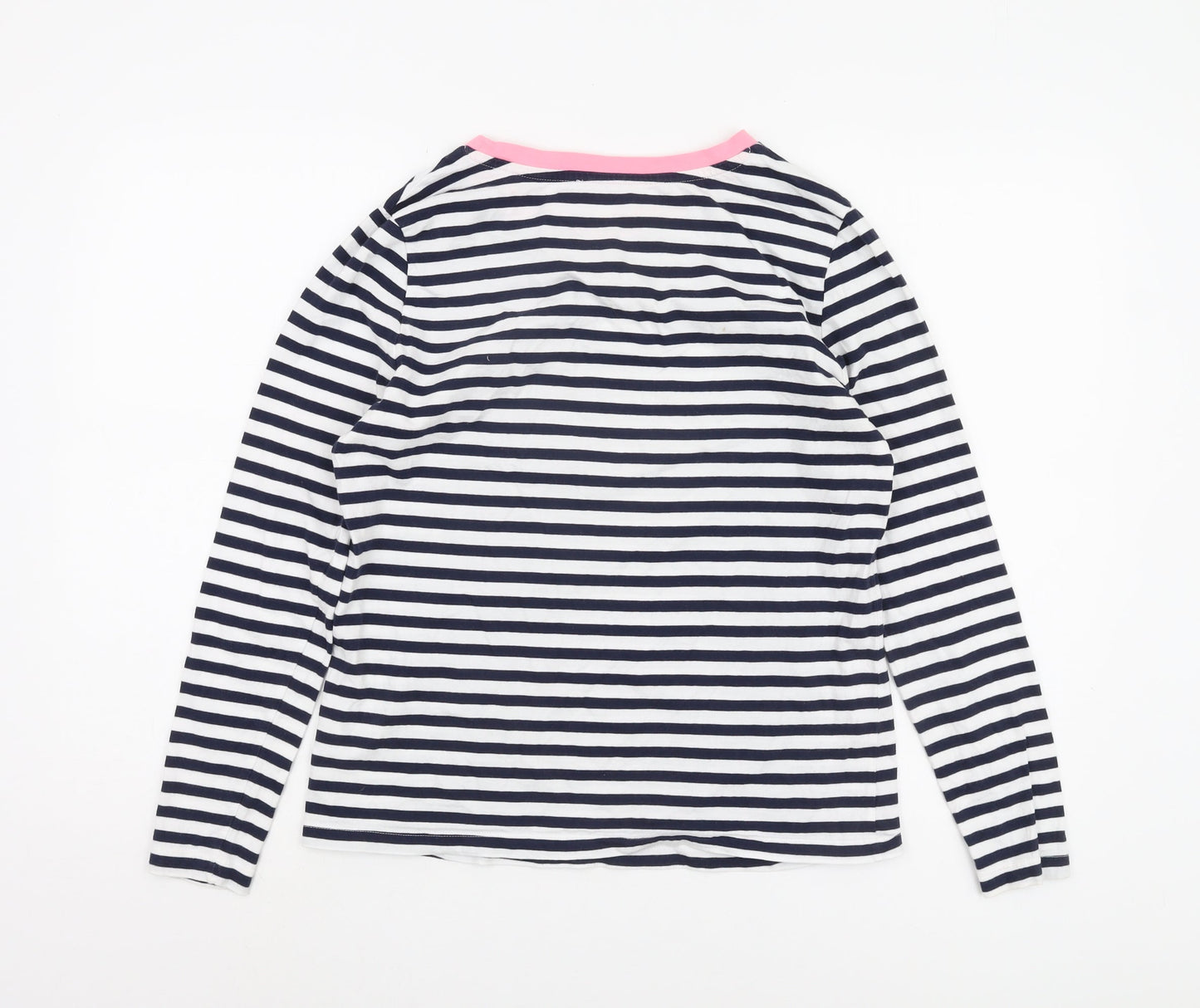 Marks and Spencer Women's Striped Ringer T-Shirt Size 12