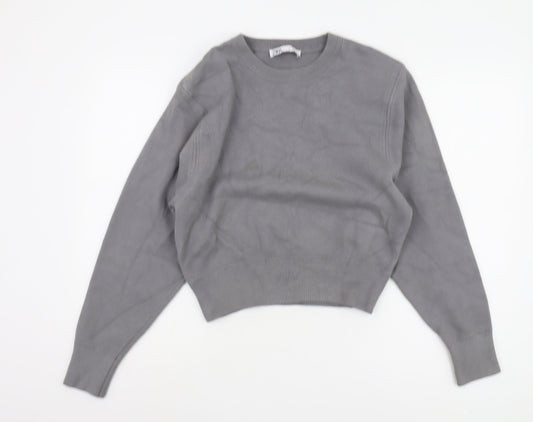 ZARA Women’s Grey Pullover Jumper Size 12
