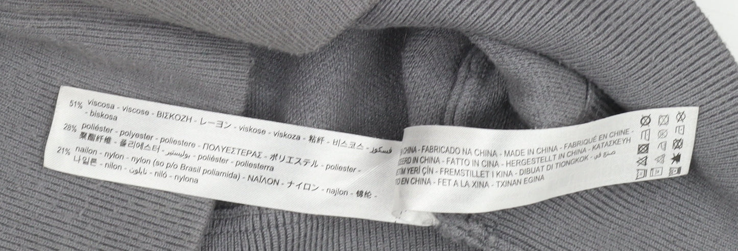ZARA Women’s Grey Pullover Jumper Size 12