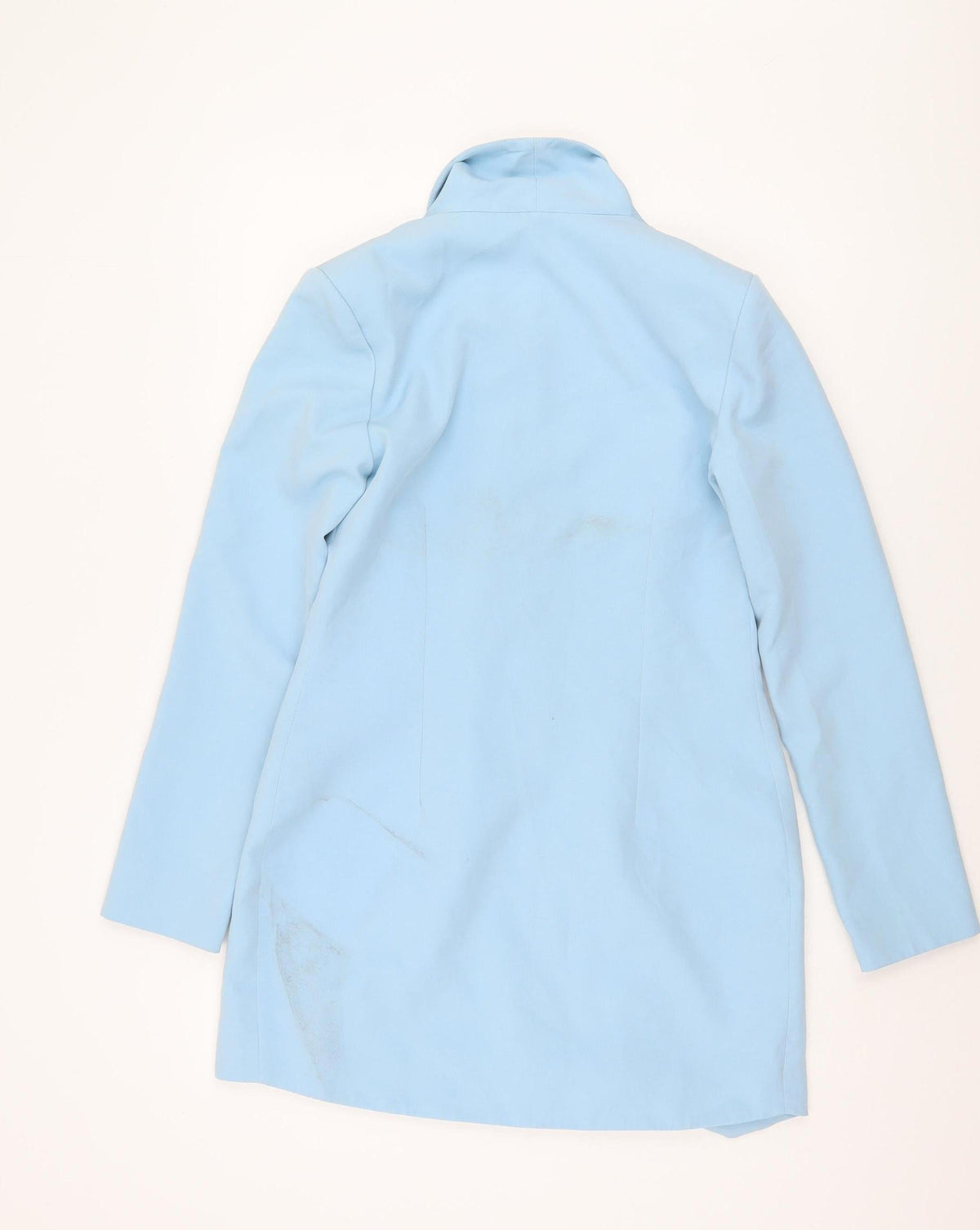 PrettyLittleThing Women's Blue Blazer UK 8 Double-Breasted