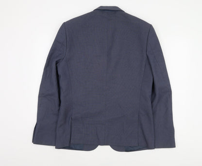 Next Men's Blue Regular Fit Blazer 42R Business Casual