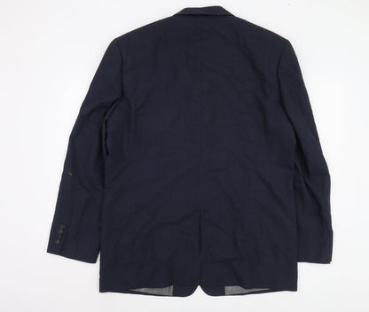 Next Men's Blue Blazer, Regular Fit, 42R, Formal Jacket