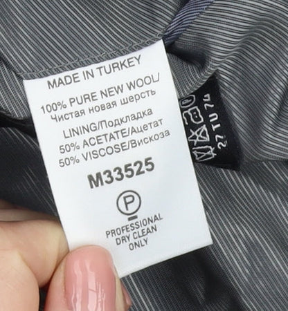Next Men's Blue Blazer, Regular Fit, 42R, Formal Jacket