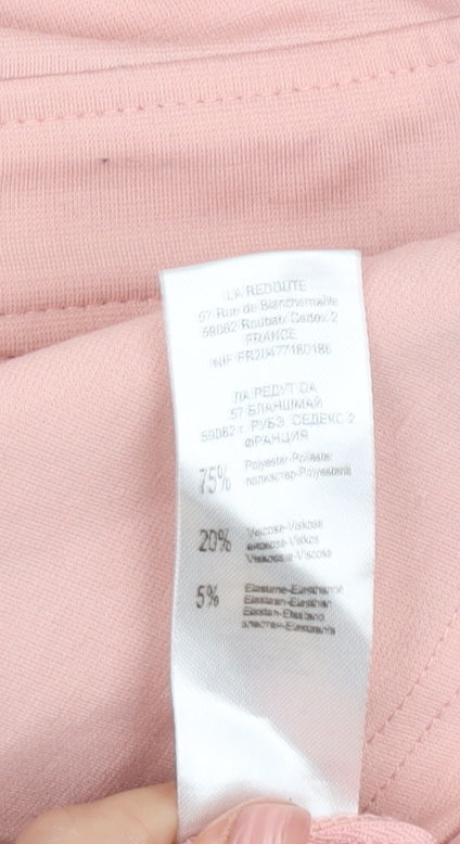 La Redoute Women's Pink Sleeveless Dress - Size 8