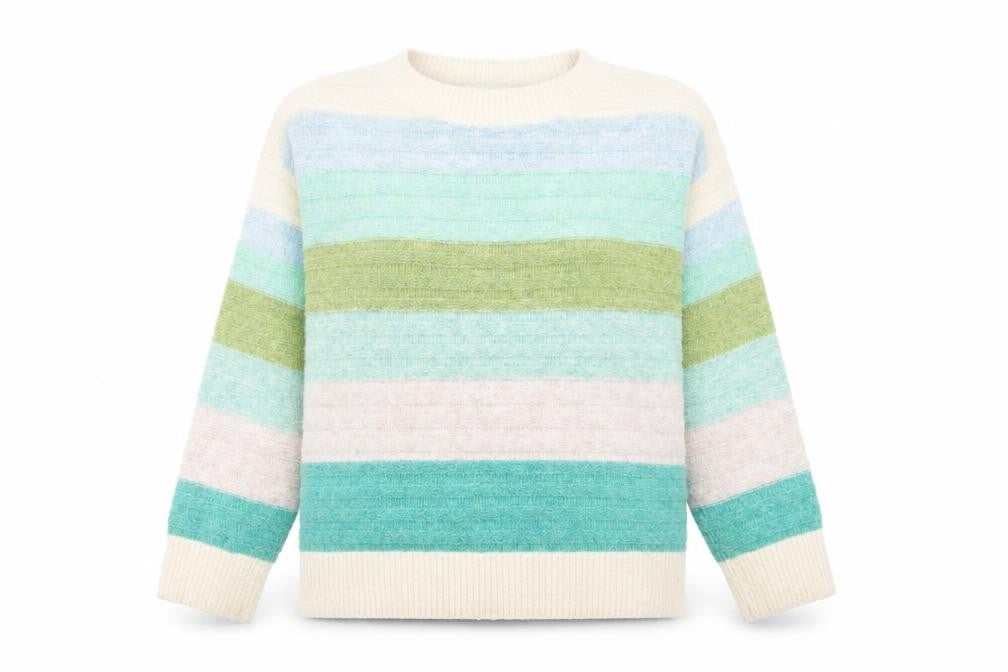 Little Lies Women's Multicoloured Striped Jumper S