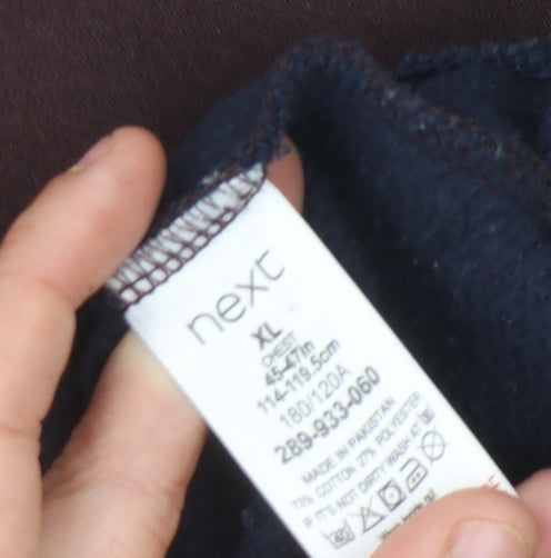 Next Men's XL Colour Block Pullover Sweatshirt