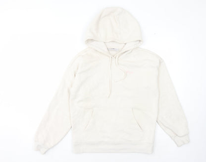 Fila Womens Ivory Pullover Hoodie - Comfy Casual Wear Size S