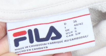 Fila Womens Ivory Pullover Hoodie - Comfy Casual Wear Size S