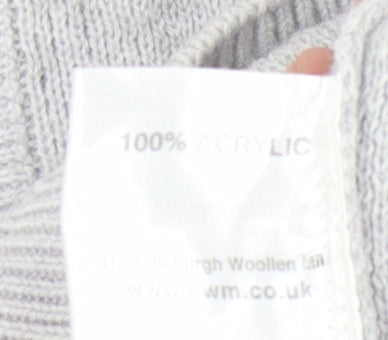 Brand and care label for Honor Millburn Women's Grey Cardigan, size S