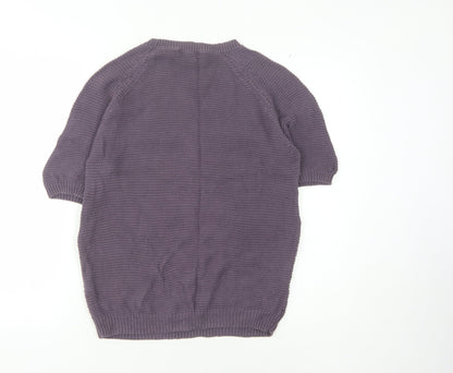 Back view of mamas & papas Women’s Purple Knit jumper -, size UK 8