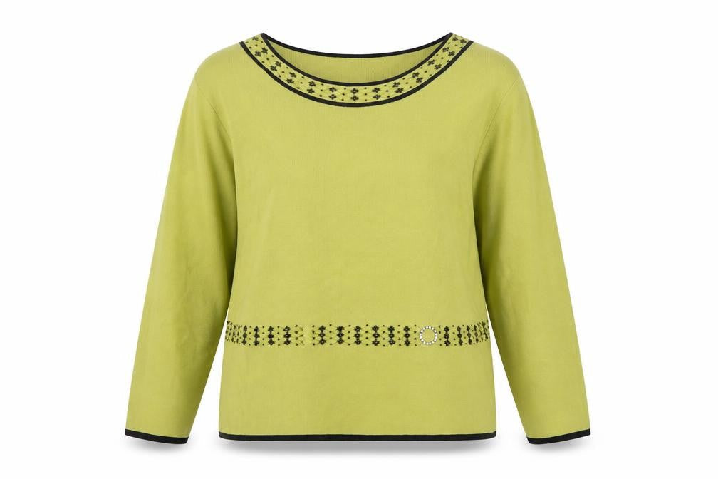 Roman Originals Women's Green Pullover XL