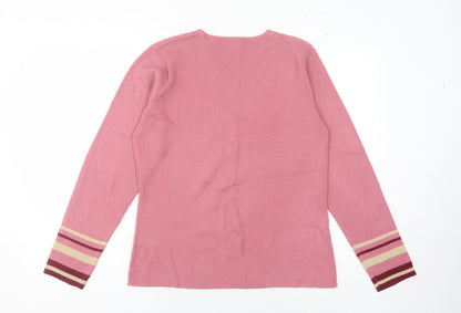 Berketex Women's Pink Striped Jumper, Size 14