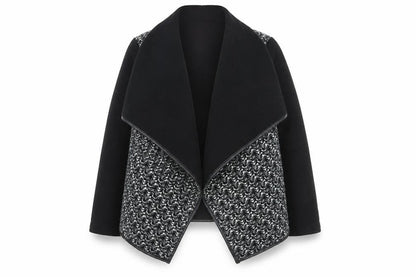 Barrage Women's Black Open Coat Size S