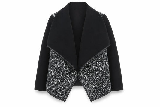 Barrage Women's Black Open Coat Size S