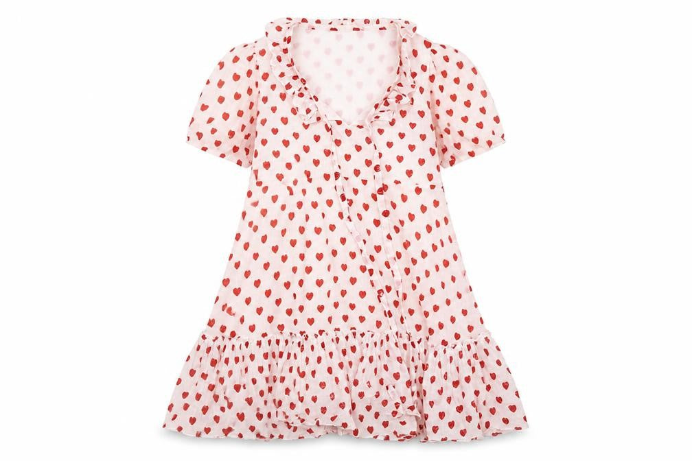 Pussycat London Women’s Red Heart Dress, Size 6
