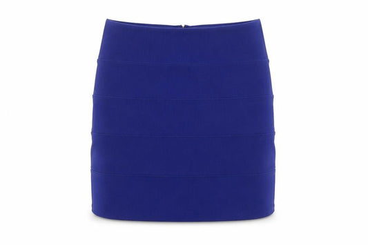 Topshop Women's Blue Bandage Short Skirt, Size 10