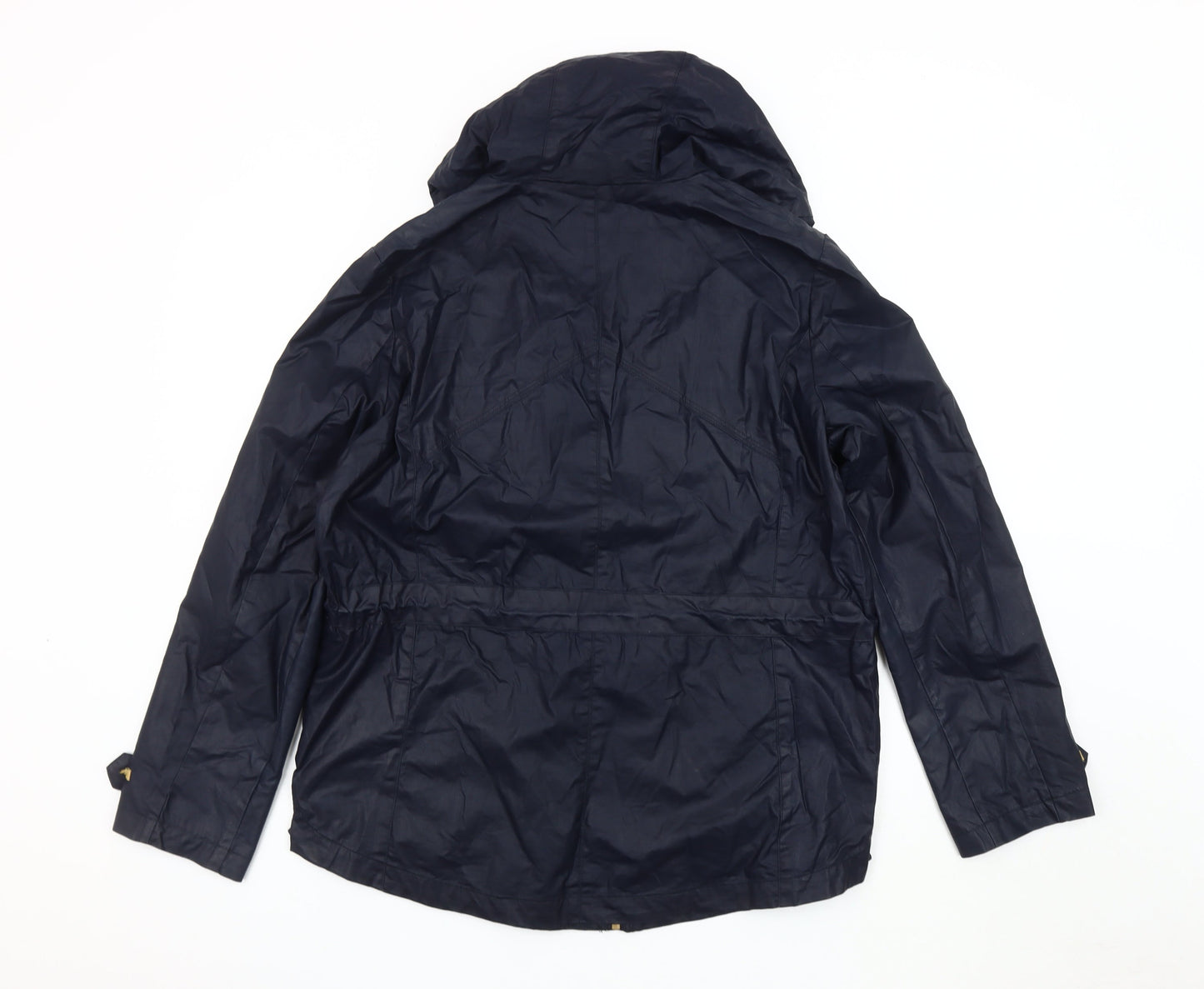 Next Women's Blue Hooded Parka Jacket Size 14