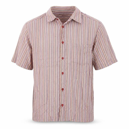 Marks & Spencer Men's Multicoloured Striped Shirt S