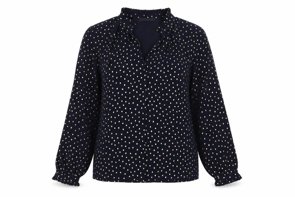 Marks & Spencer Women’s Blue Polka Dot Blouse Size 12