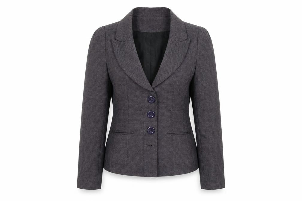 Next Women's Grey Blazer Size 8, Lined, Very Good Condition