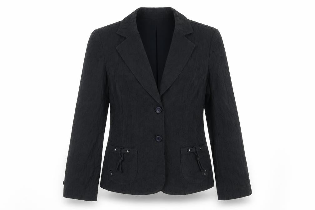 Oscar B. Women's Black Blazer, Size 12, Regular Fit