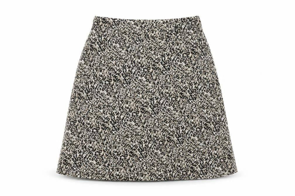 Marks & Spencer Animal Print Knee Length Skirt, Size 14