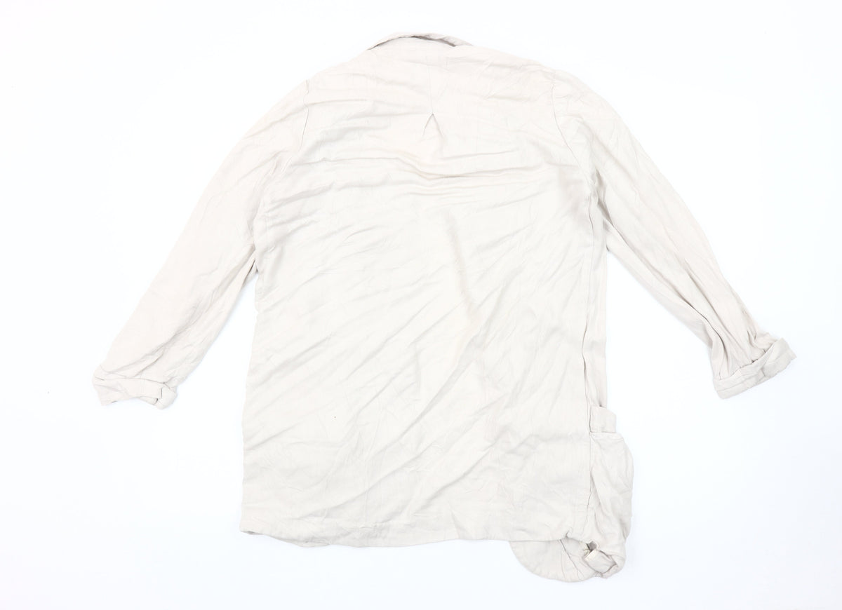 Reiss Women's Beige XS Blazer with Long Sleeves