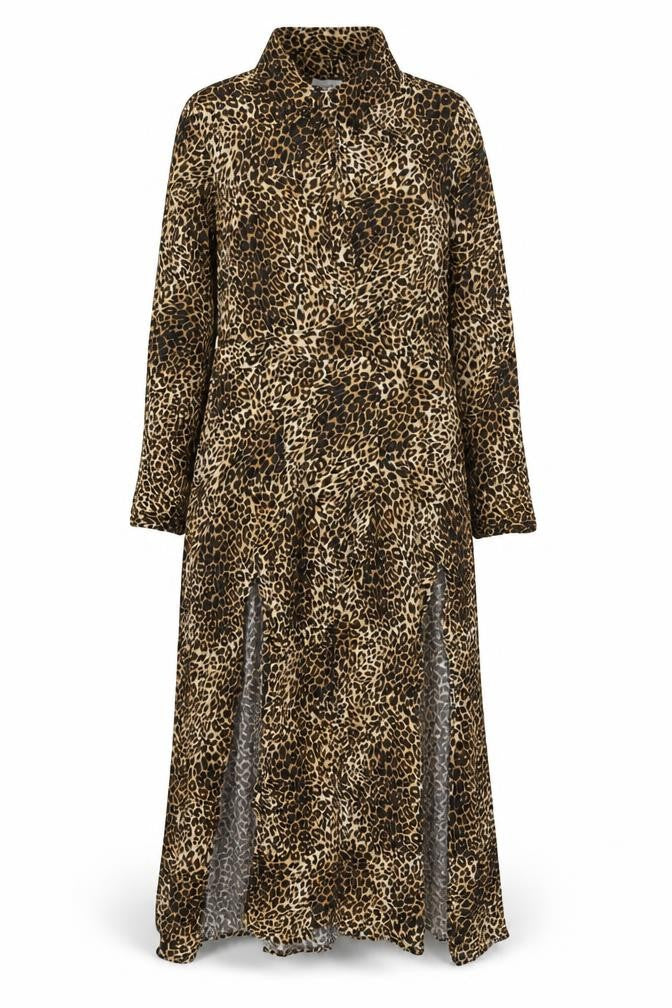 Topshop Women’s Multicoloured Animal Print Midi Dress Size 6