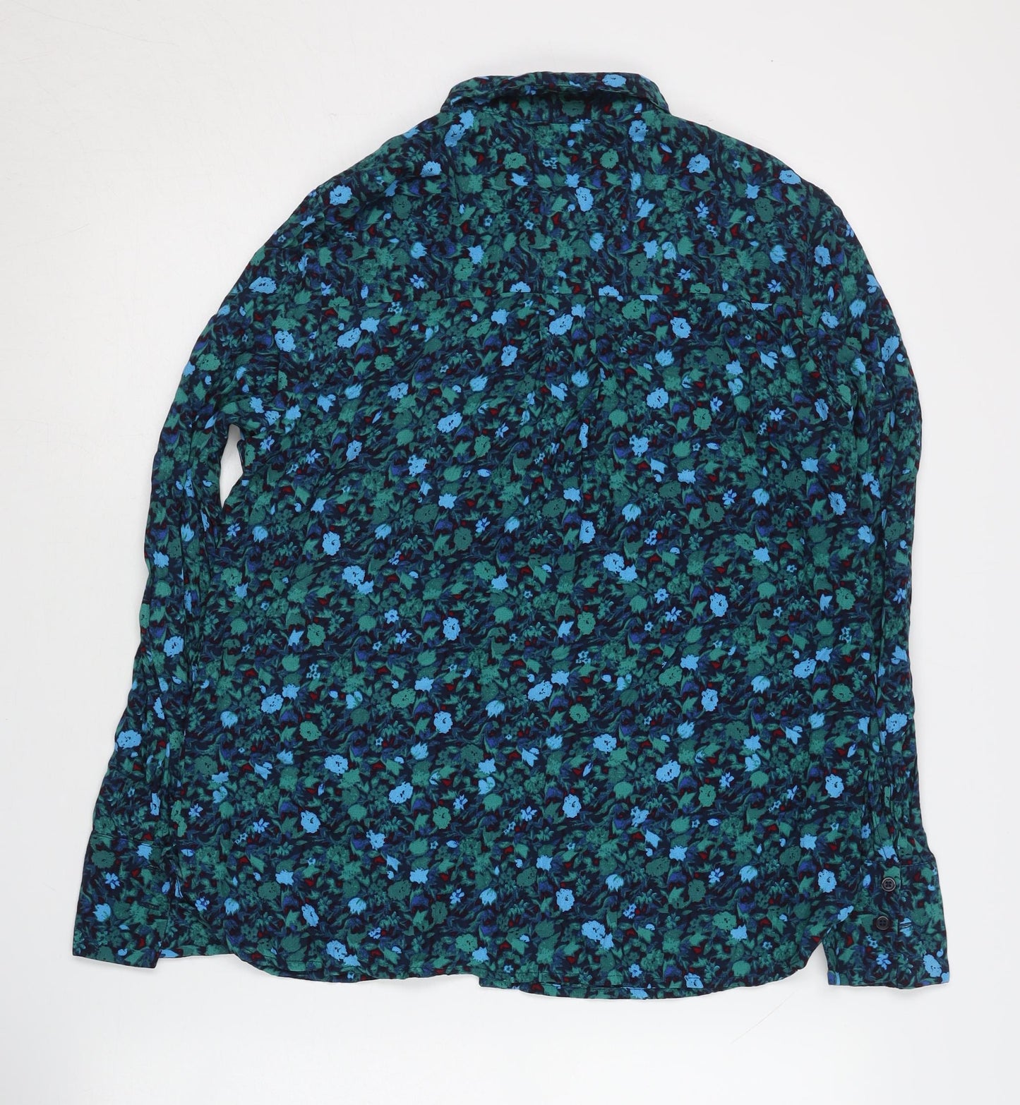 ICHI Women's Multicoloured Floral Blouse Size 8