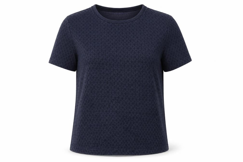 Jigsaw Women's Blue Medium Crew Neck T-Shirt