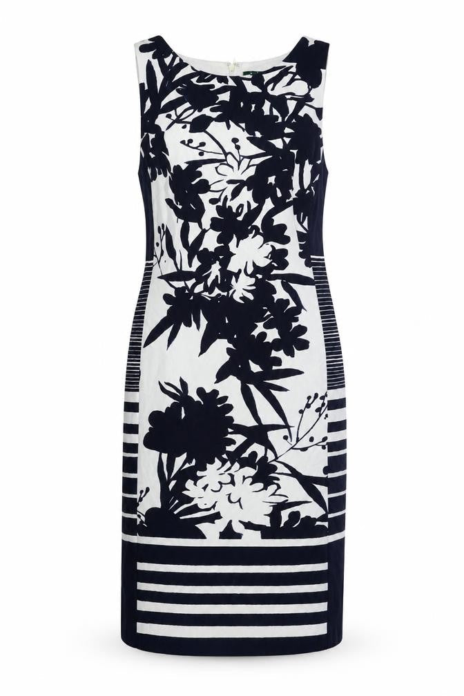 Lauren Ralph Lauren Women’s Floral Striped Dress, Size 2