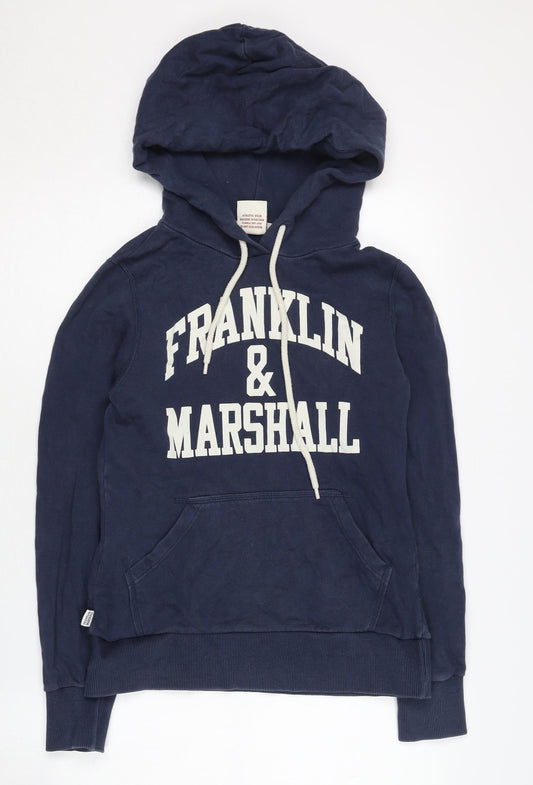 Franklin & Marshall Women's Blue XS Pullover Hoodie