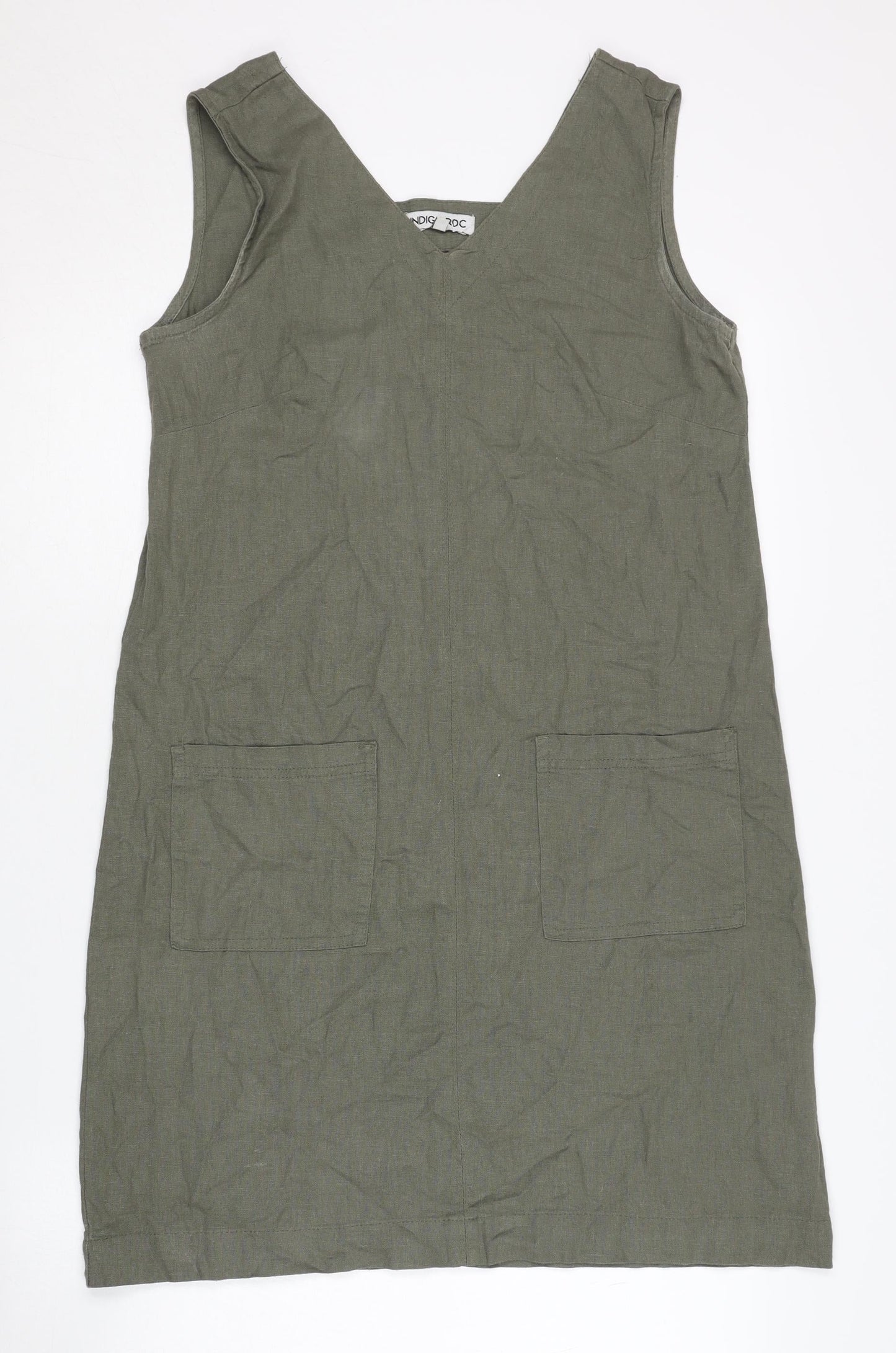 Indigo Roc Women's Green Tank Dress Size 10