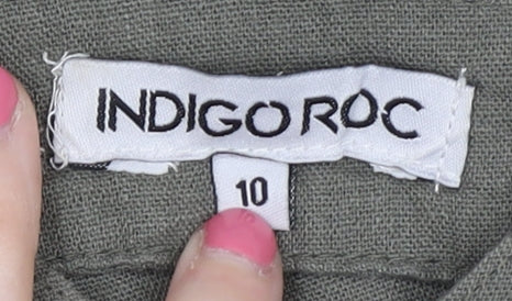 Indigo Roc Women's Green Tank Dress Size 10