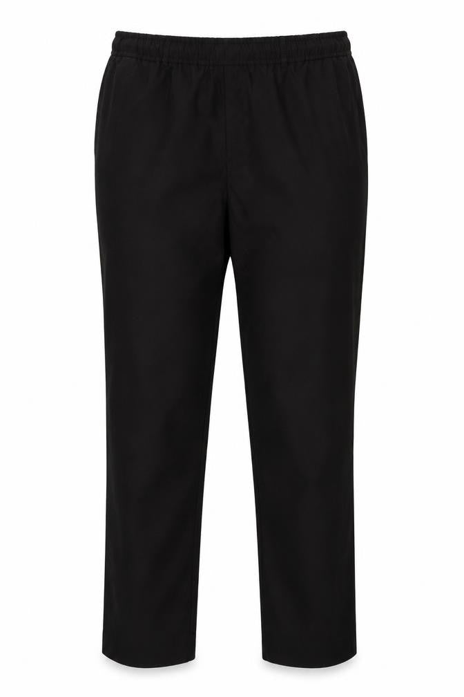 Chums Mens Black Straight Trousers - Size 40