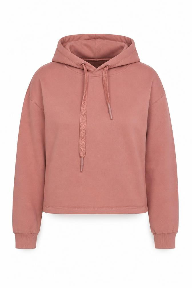 Stradivarius Women's Pink Pullover Hoodie Size S