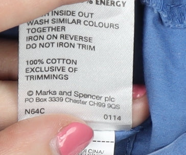 Marks & Spencer Women's Blue Jacket Size 8