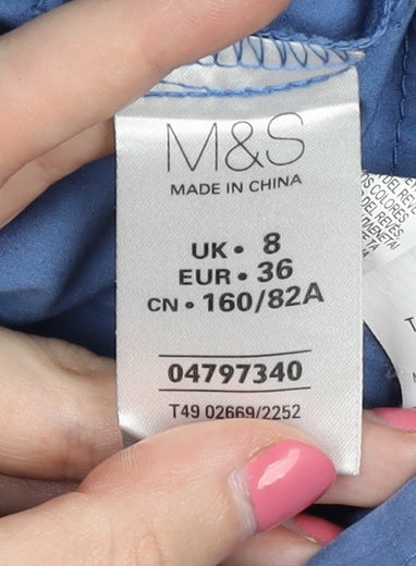 Marks & Spencer Women's Blue Jacket Size 8