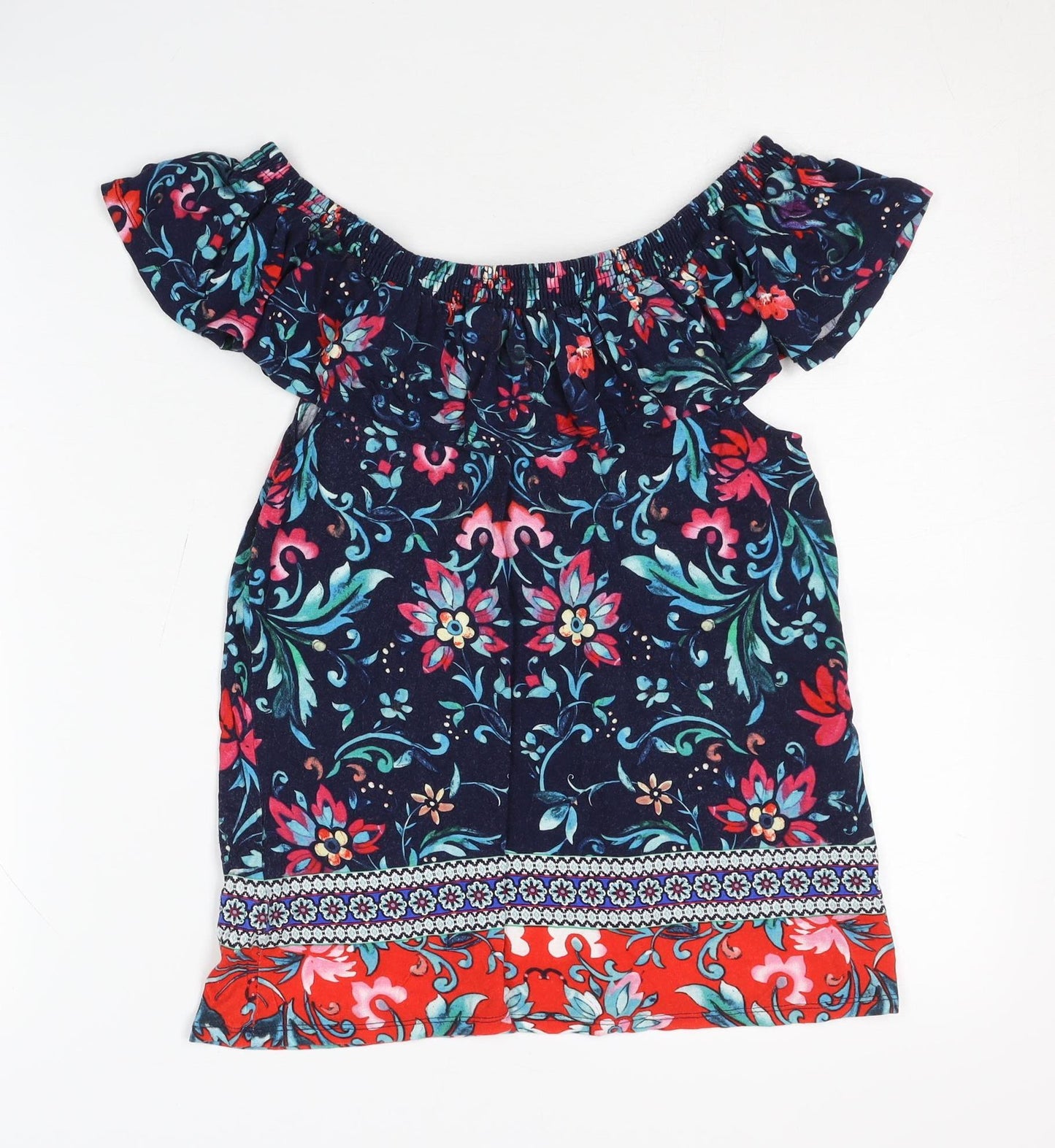 Monsoon Women's Multicoloured Off Shoulder Blouse S