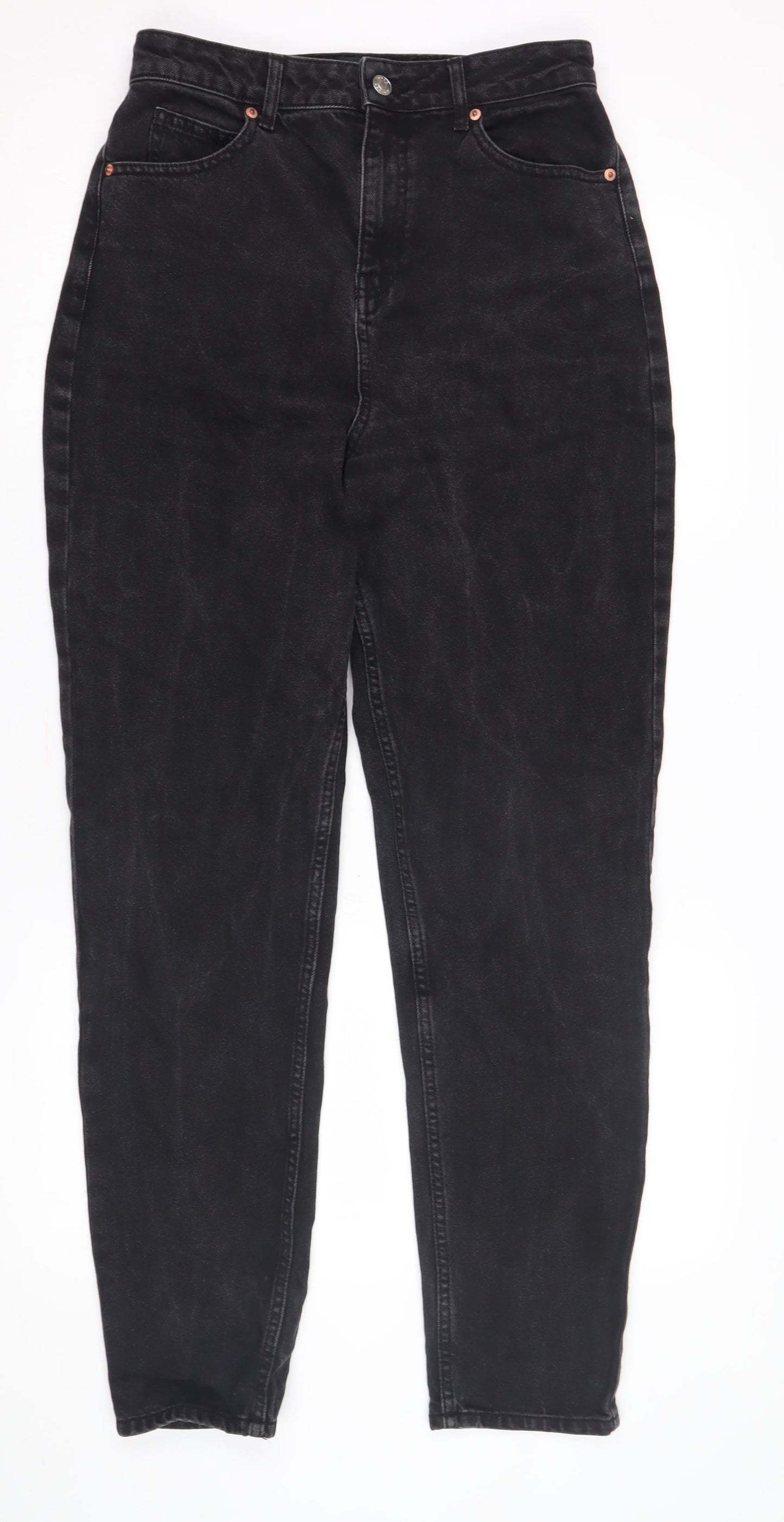 ASOS DESIGN Women's Black Straight Jeans Size 10