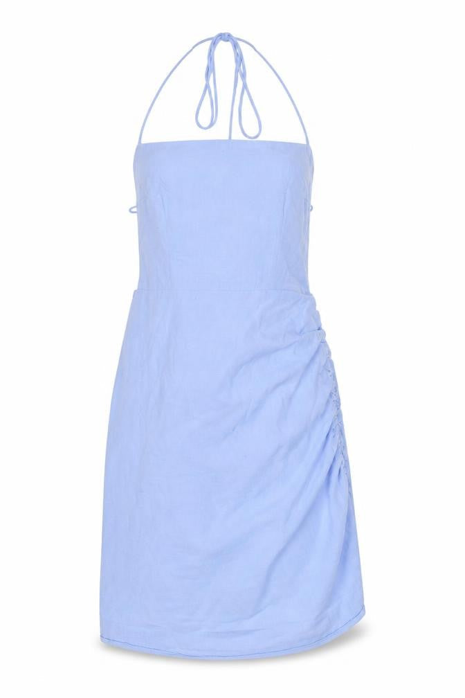 Bardot Women's Blue Halter Dress, Size 10