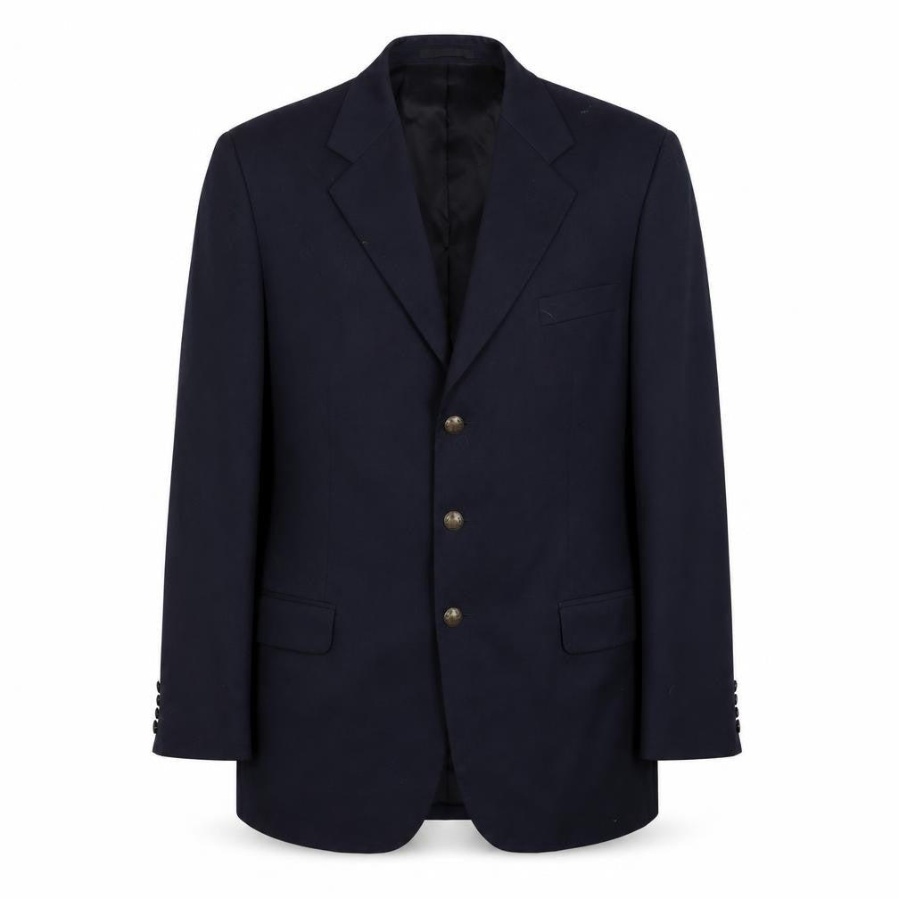 Principles Men's Blue Wool Blazer 42L Long Jacket