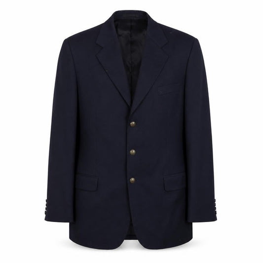 Principles Men's Blue Wool Blazer 42L Long Jacket