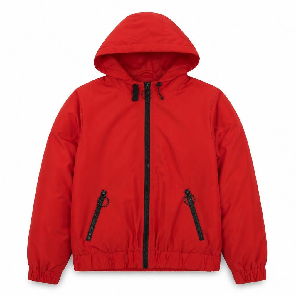 New Look Girls Red Basic Hooded Jacket 12-13 Years
