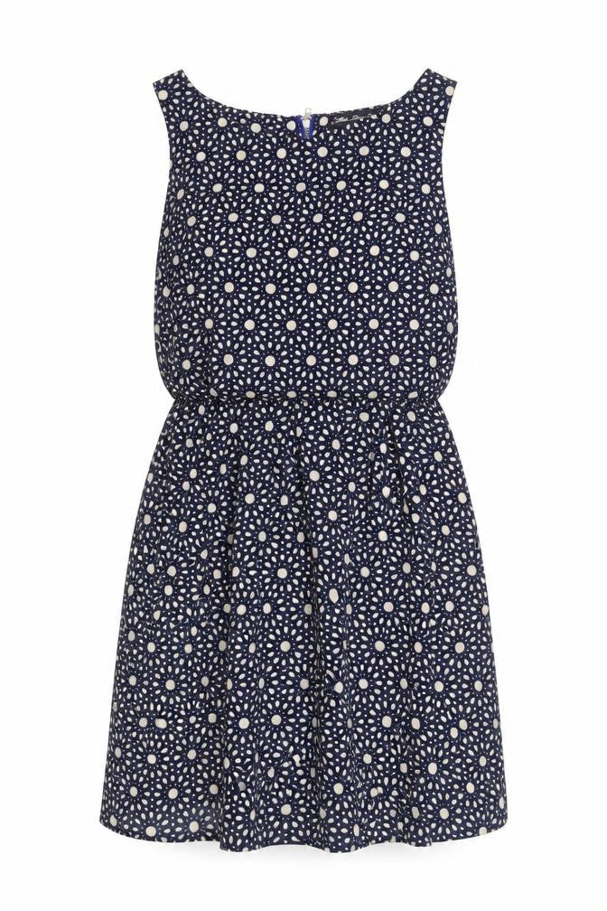 Hilda Louise London Women's Blue A-Line Dress, Size 10
