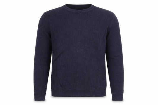 Front view of Red Herring Men's Blue M jumper Crew Neck