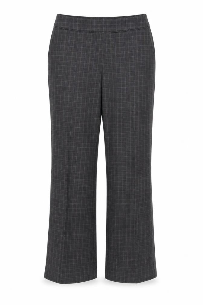 Evie Collection Women's Grey Plaid Trousers Size 16