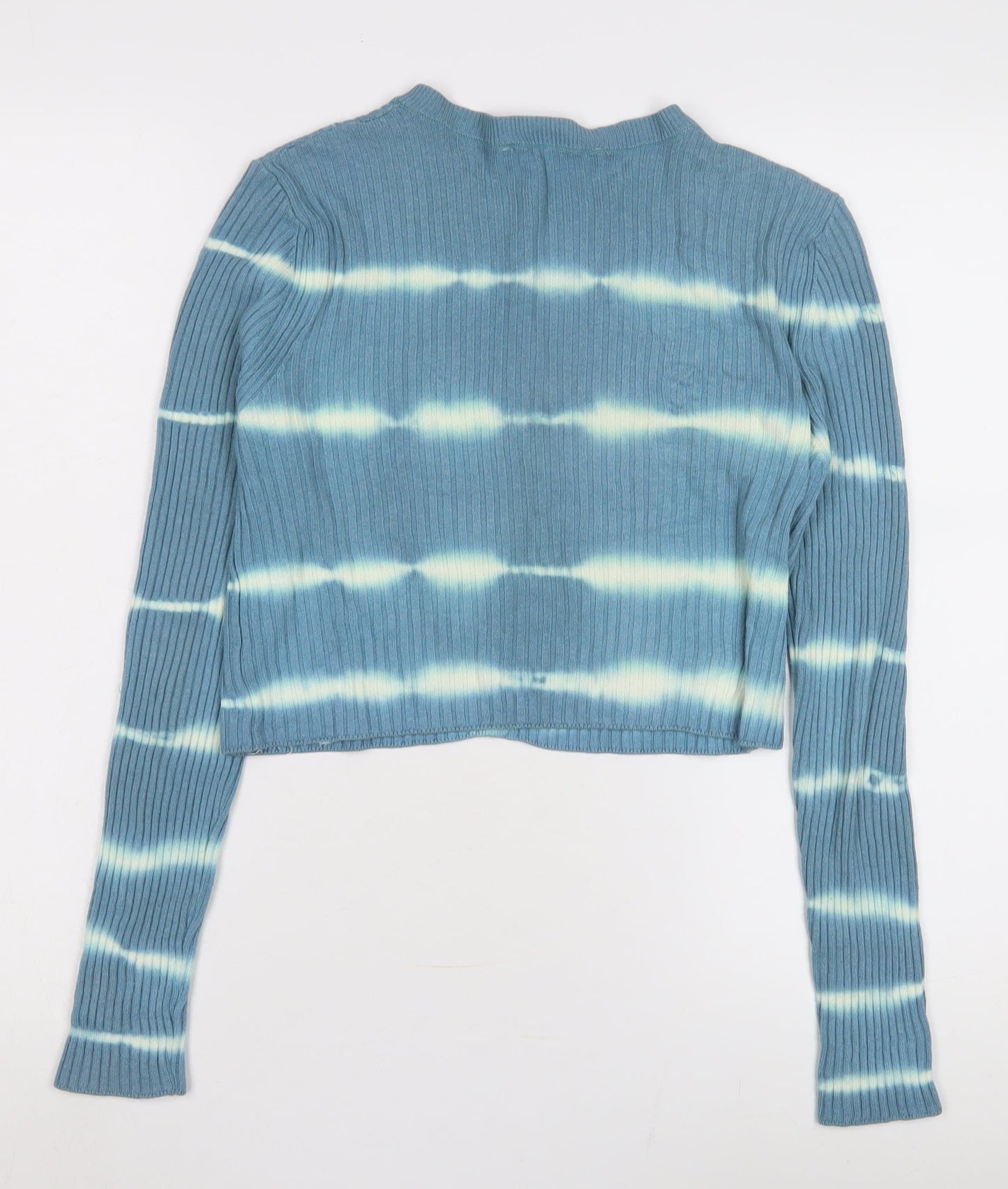 Zara Women's Blue Cardigan UK 6 Button Knit
