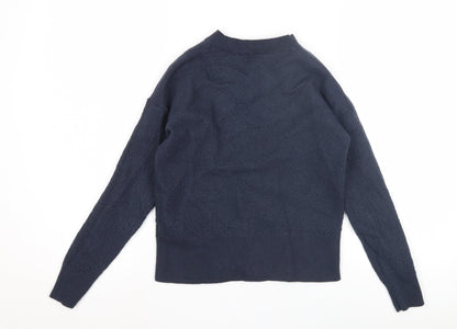COS Unisex Kids Blue Wool Pullover Jumper XS